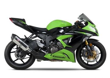 Kawasaki Zx6r 636 2013 R-77 Paslanmaz Çelik Yoshimura Slip-On Egzoz