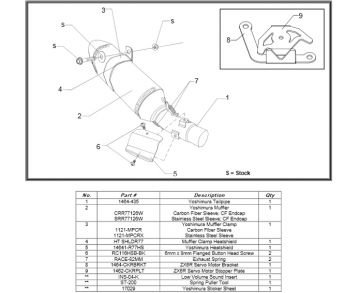 Kawasaki Zx6r 636 2013 R-77 Paslanmaz Çelik Yoshimura Slip-On Egzoz