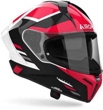 Airoh Matryx Thron Kask Kırmızı/Beyaz