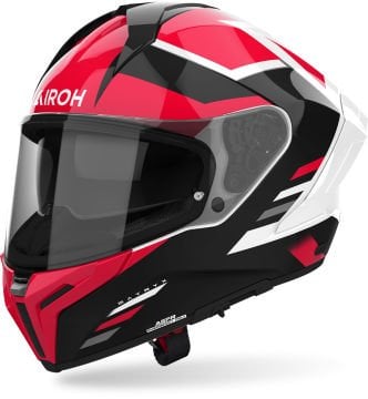 Airoh Matryx Thron Kask Kırmızı/Beyaz