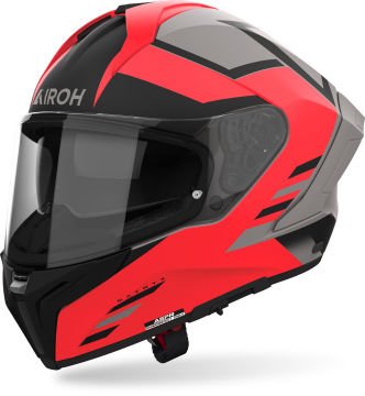 Airoh Matryx Thron Kask Mat Kırmızı/Gri