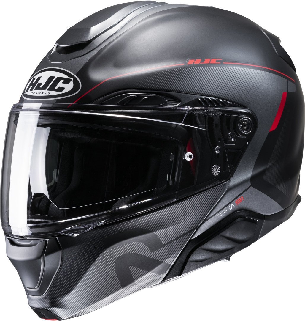 HJC RPHA 91 Combust Kask Siyah-Kırmızı