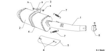 Honda Cbr 250R Yoshimura Karbon Kapak Tüp Egzoz 2011-13