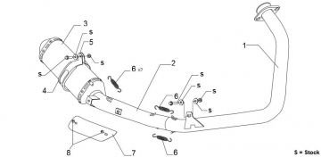 Honda CBR 250R Full Sistem Çelik Tüp Egzoz 2011-13