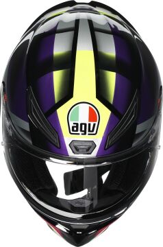 AGV K1 S Fastlap Kapalı Kask Siyah-Mor