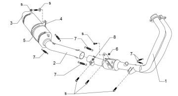 Honda CBR500R / CB500F/X R77 Full Sistem Karbon Tüp Egzoz 2013-14