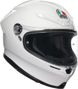 AGV K6 S Mono Beyaz Kapalı Kask