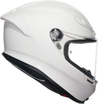 AGV K6 S Mono Beyaz Kapalı Kask