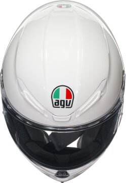 AGV K6 S Mono Beyaz Kapalı Kask