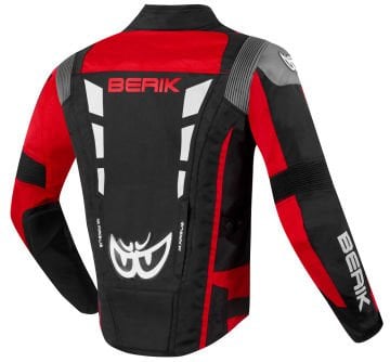 Berik Torino Evo Waterproof Motosiklet Mont Siyah/Kırmızı