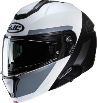HJC i91 Bina Çene Açılır Kask Beyaz