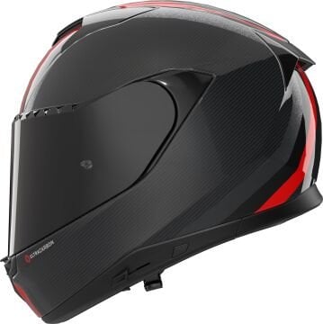 Nolan X-904 Ultra Karbon Gemini Kapalı Kask Siyah-Kırmızı