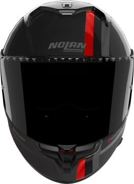 Nolan X-904 Ultra Karbon Gemini Kapalı Kask Siyah-Kırmızı