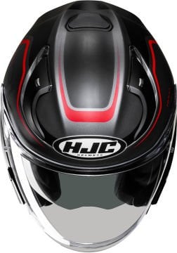 HJC RPHA 31 Kouv Açık Kask Siyah-Kırmızı