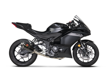 Yamaha YZF R-25 / MT-25 2025 Akrapovic Karbon Egzoz Full Sistem Racing Line