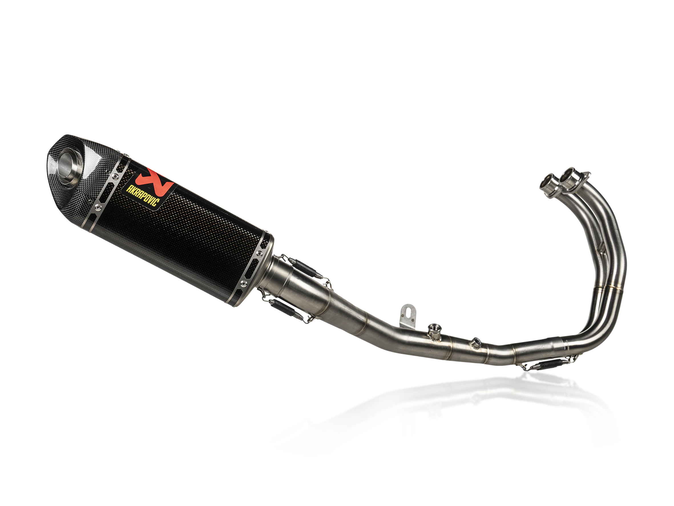 Yamaha YZF R-25 / MT-25 2025 Akrapovic Karbon Egzoz Full Sistem Racing Line