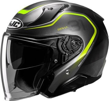 HJC RPHA 31 Kouv Açık Kask Siyah-Sarı