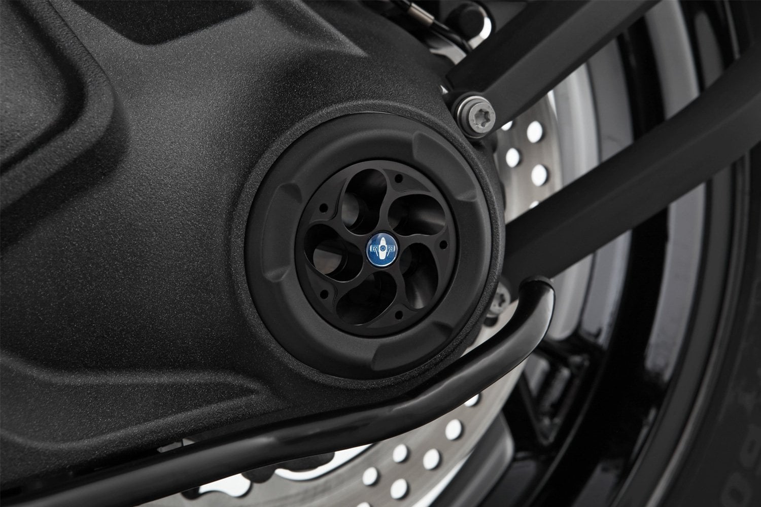 BMW R 1300 GS ve GS Adventure Wunderlich Hub kapağı TORNADO - Siyah