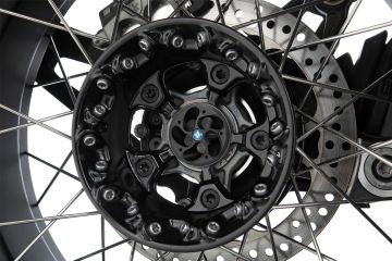 BMW R 1300 GS ve GS Adventure Wunderlich Hub kapağı TORNADO - Siyah