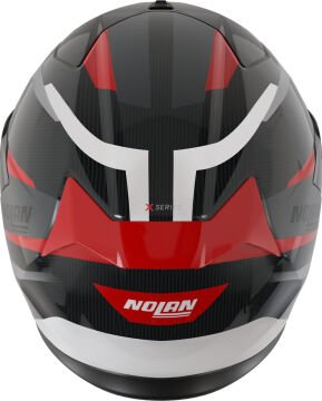 Nolan X-904 Ultra Karbon Calibro Kapalı Kask Siyah-Gri-Kırmızı