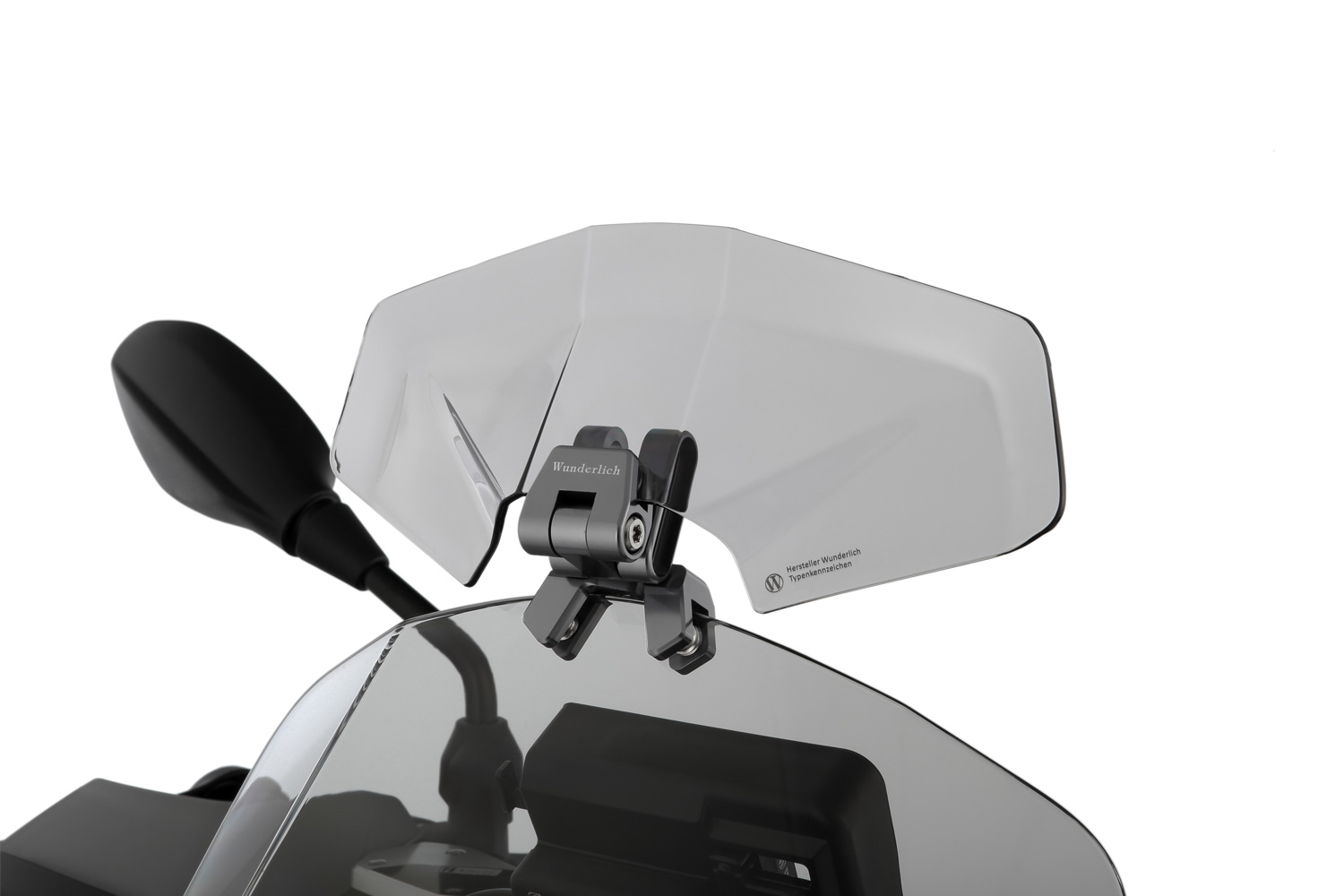 BMW F 450 GS 2026 Wunderlich VARIO-ERGO 3D+ Ön Cam Uzatma Füme