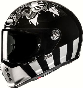 Hjc V10 Crania Retro Kapalı Kask Siyah
