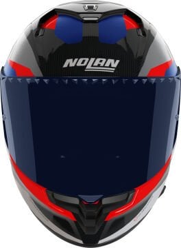 Nolan X-904 Ultra Karbon Calibro Kapalı Kask Siyah-Mavi-Kırmızı