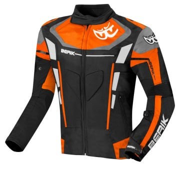 Berik Torino Evo Waterproof Motosiklet Mont Siyah/Turuncu