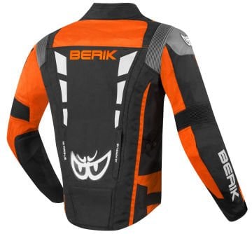 Berik Torino Evo Waterproof Motosiklet Mont Siyah/Turuncu