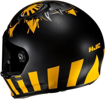 Hjc V10 Crania Retro Kapalı Kask Sarı