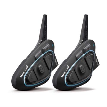 Midland BTX2 PRO-S LR Bluetooth İntercom (Çift)