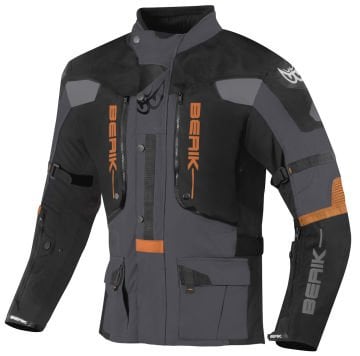 Berik Dakota Waterproof 3in1 Motosiklet Mont Siyah/Gri/Turuncu