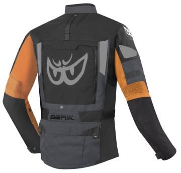 Berik Dakota Waterproof 3in1 Motosiklet Mont Siyah/Gri/Turuncu