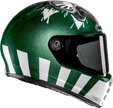 Hjc V10 Crania Retro Kapalı Kask Yeşil