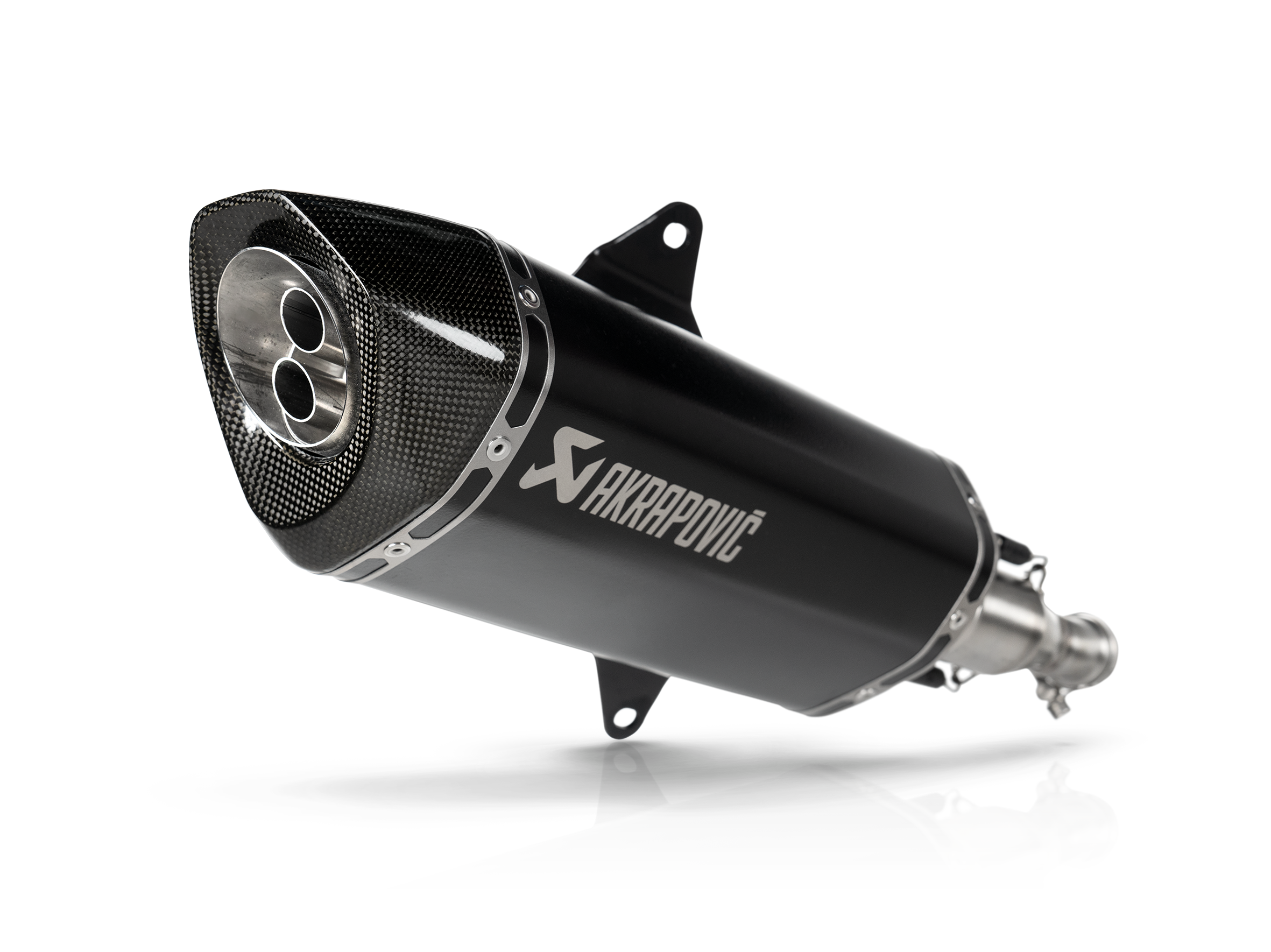 Italjet Dragster 300 2024 Akrapovic Slip-On Line Titanyum Siyah Onaylı Egzoz
