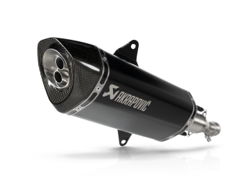 Italjet Dragster 300 2024 Akrapovic Slip-On Line Titanyum Siyah Onaylı Egzoz