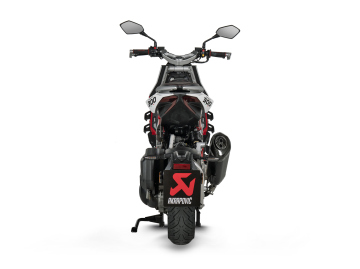Italjet Dragster 300 2024 Akrapovic Slip-On Line Titanyum Siyah Onaylı Egzoz