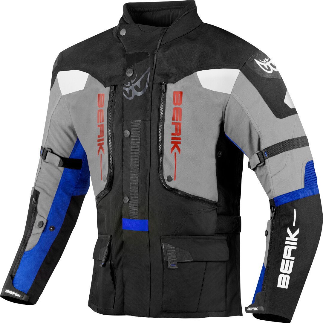 Berik Dakota Waterproof 3in1 Motosiklet Mont Siyah/Gri/Mavi