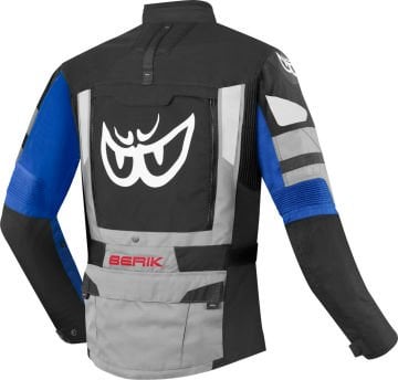 Berik Dakota Waterproof 3in1 Motosiklet Mont Siyah/Gri/Mavi