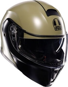 AGV Streetmodular Mono Kapalı Kask Yeşil-Siyah