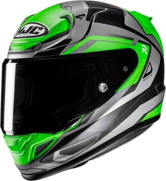 HJC RPHA 12 Brels Kapalı Kask Siyah/Gri/Yeşil