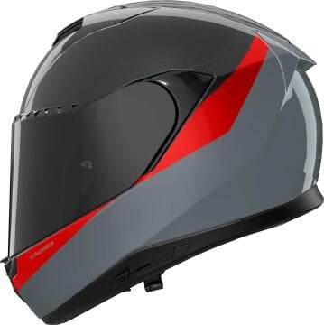 Nolan X-904 Ultra Karbon Verniciatura Kapalı Kask Siyah-Kırmızı