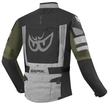 Berik Dakota Waterproof 3in1 Motosiklet Mont Siyah/Gri/Yeşil