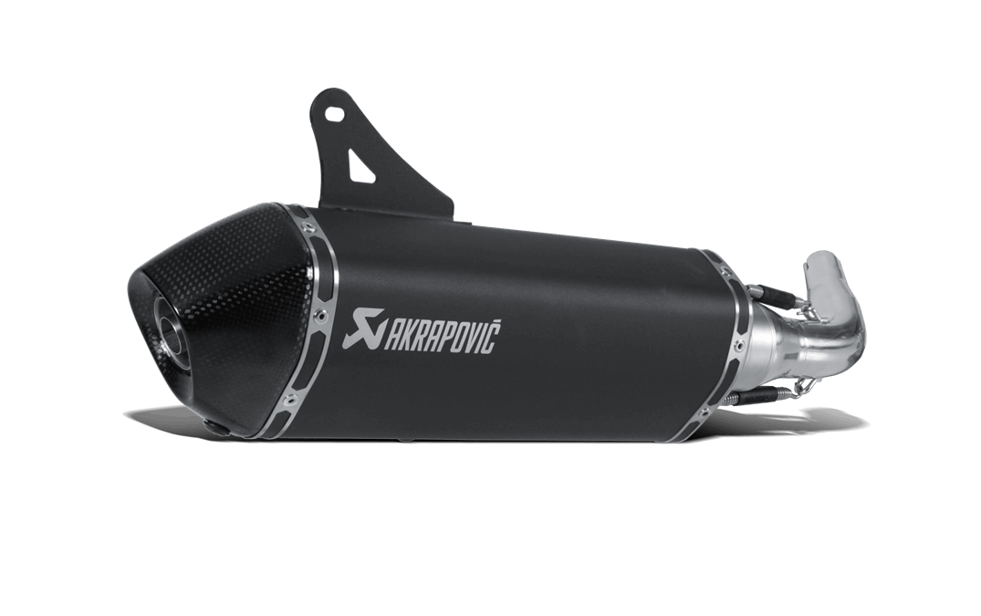 Vespa Akrapovic Slip On Siyah Egzoz