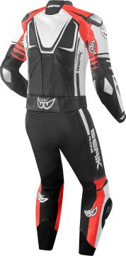 Berik XR-Ace İki Parça Deri Tulum Siyah/Beyaz/Kırmızı