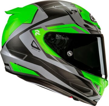 HJC RPHA 12 Brels Kapalı Kask siyah-gri-yeşil