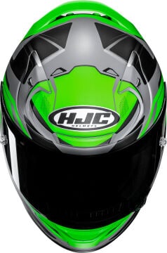 HJC RPHA 12 Brels Kapalı Kask siyah-gri-yeşil