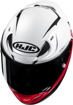 HJC RPHA 12 Kos Kapalı Kask Beyaz/Kırmızı