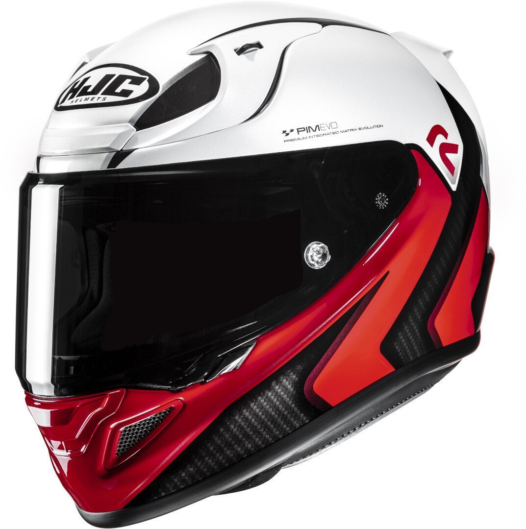 HJC RPHA 12 Kos Kapalı Kask Beyaz/Kırmızı