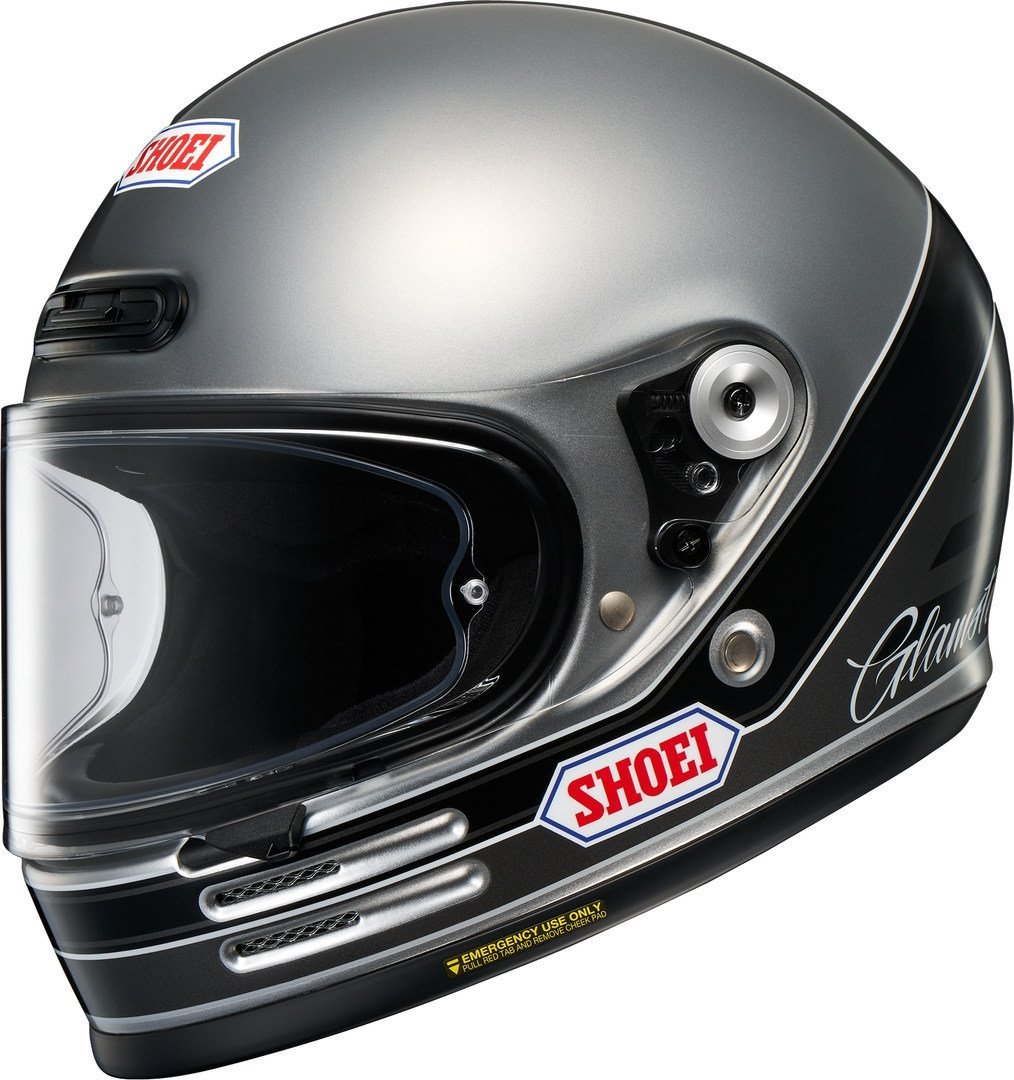 Shoei Glamster Abiding Kask Gri-Siyah